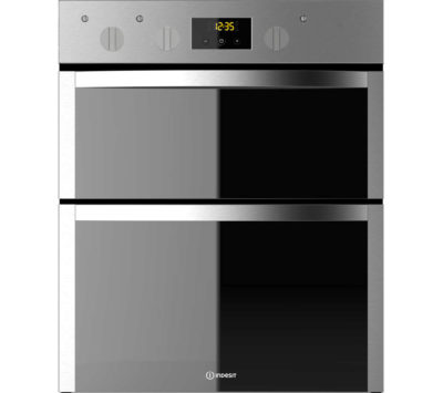 INDESIT  Aria DDU 5340 C IX Electric Double Oven - Stainless Steel
